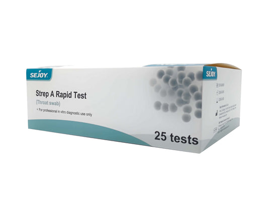 Test Trod angine (Strep A) – Sejoy Boîte de 25 tests