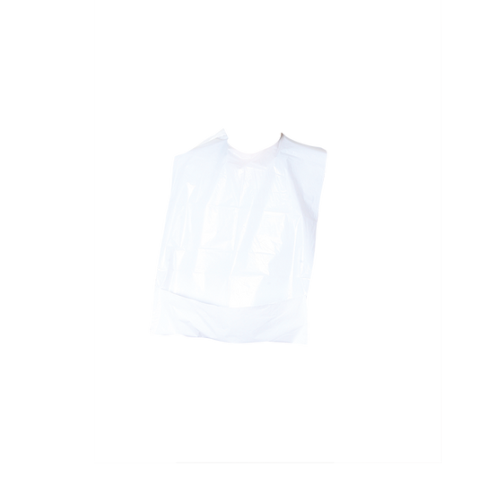 Bavoir jetable avec poche de recueil - 40 x 60 cm