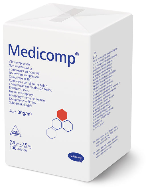 Medicomp Compresses non tissées non stériles - Sachet 100