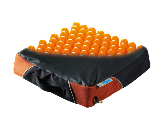 Coussin POLYAIR® 60 P301C BI-compartiments, avec 2 housses POLYMAILLE®40 x 43 cm