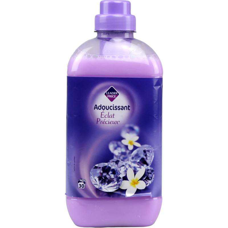 Leader Price - Adoucissant 30 lavages, éclat précieux (750ml)