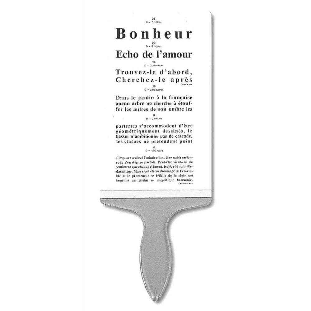 ECHELLE PARINAUD POUR LETTRES