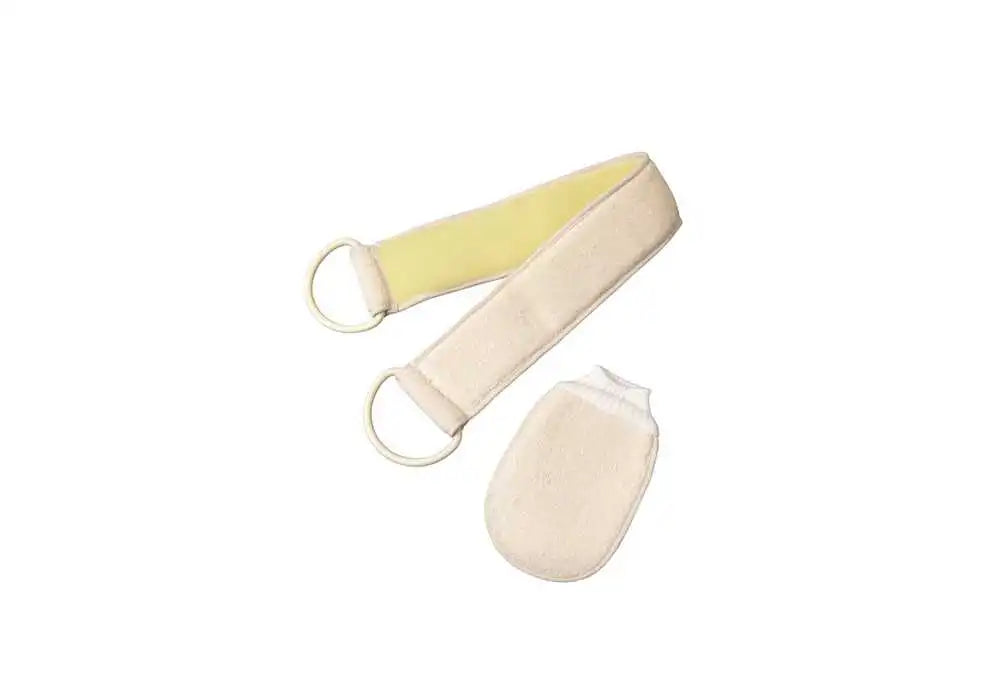 Bande et gant en flanelle