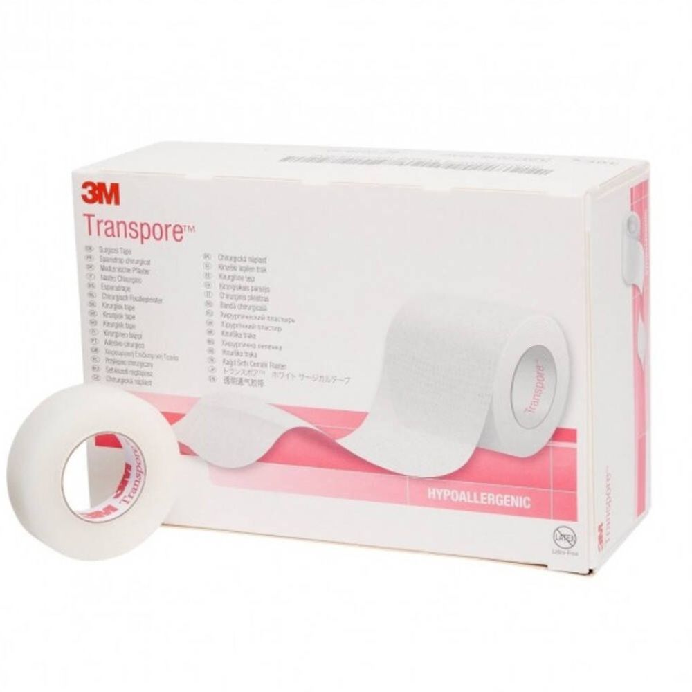 SPARADRAP PLASTIQUE MICROPERFORE TRANSPORE