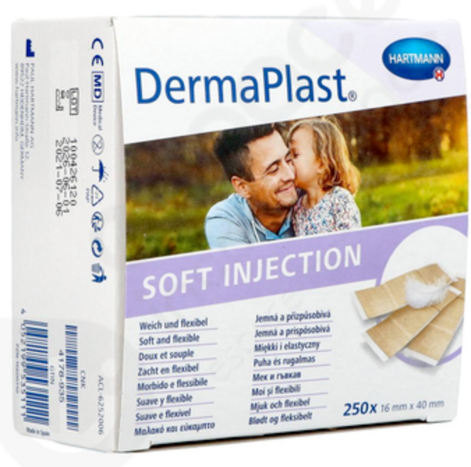 Dermaplast Soft Injection 4cm x 1,6cm