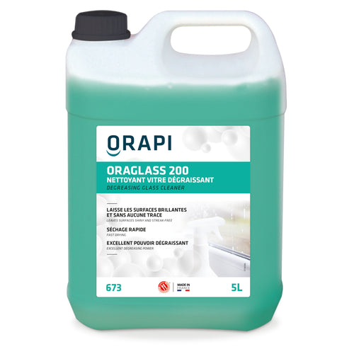 ORAGLASS 200 - Nettoyant dégraissant vitres 5L