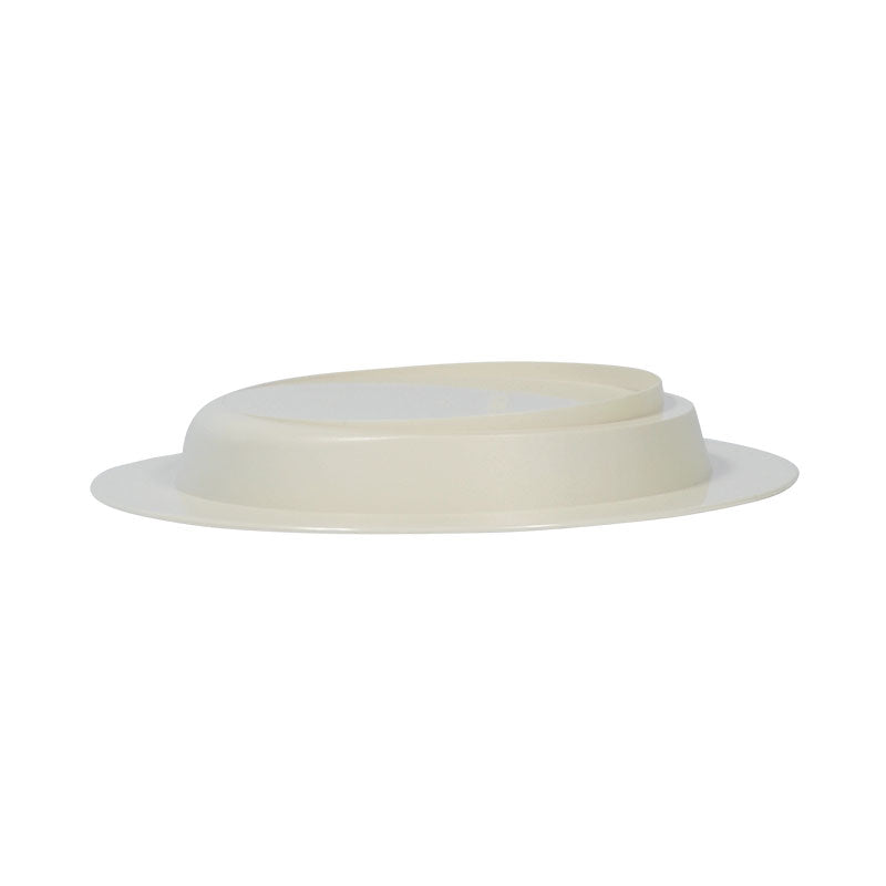 Assiette Ergo blanc ivoire