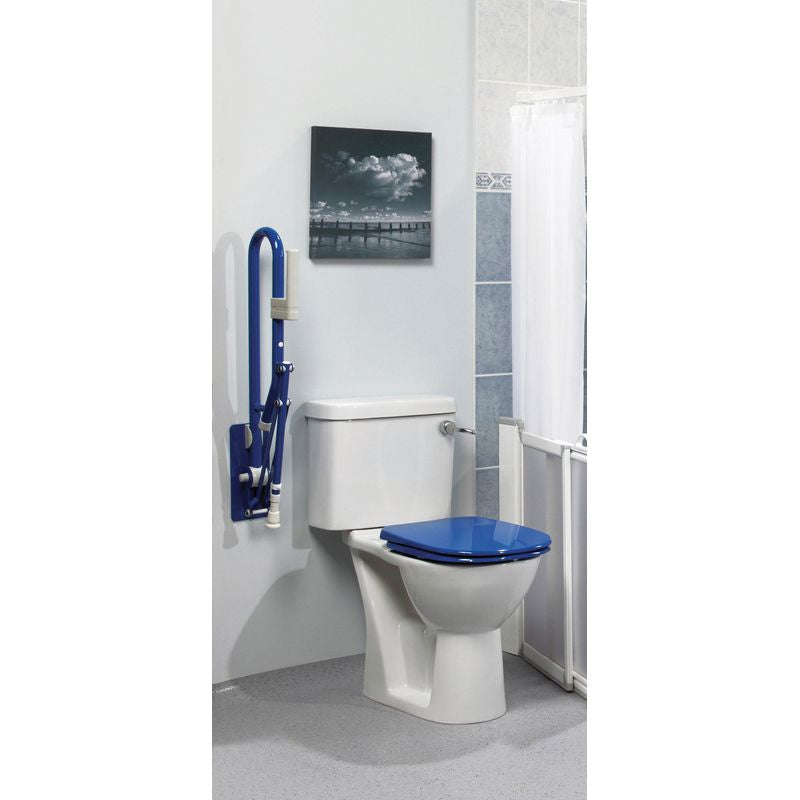 Bras d'appui Pro pied réglable bleu