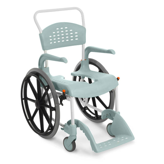 Chaise Clean grandes roues vert lagon