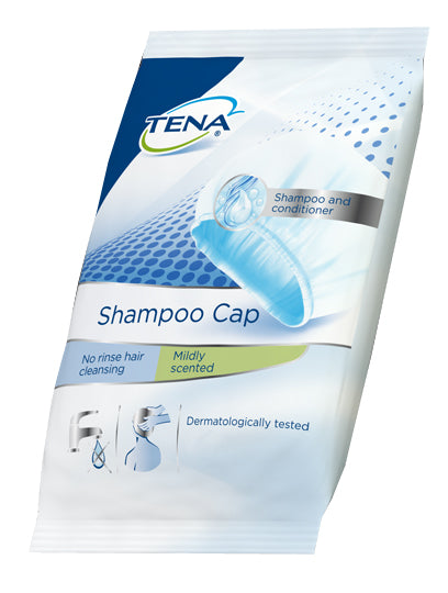 TENA SHAMPOO CAP COIFFE LAVANTE POUR CHEVEUX
