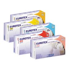 Gant d'examen en latex poudré 240 mm - EUROTEX