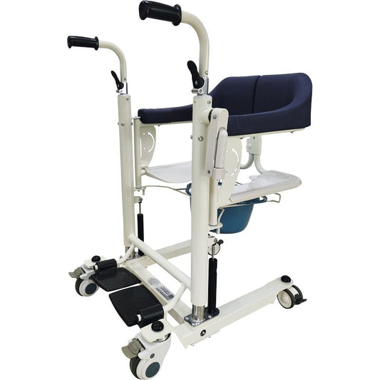 Fauteuil WC/douche et transfert Moovy réglable