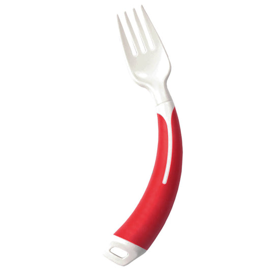 Fourchette Plasti-Grip ado droitier rouge