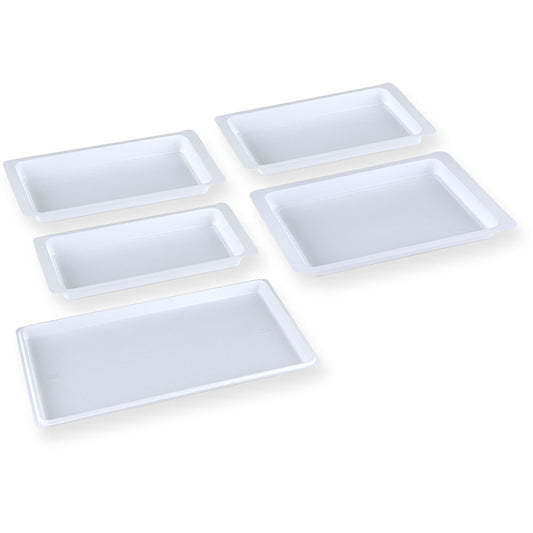 Plateau à usage unique sans compartiment