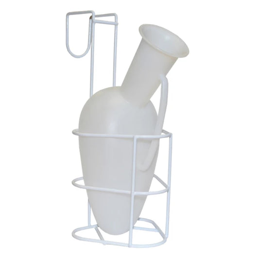 Porte urinal plastifié blanc