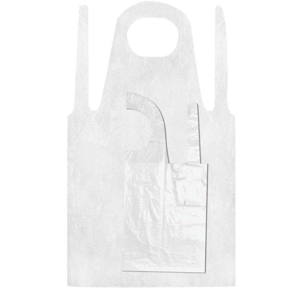 TABLIER PROTECTION PLASTIQUE BLANC EMILABO