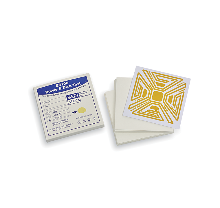 TEST DE BOWIE ET DICK U.U. POUR AUTOCLAVE 3M COMPLY -Unité-
