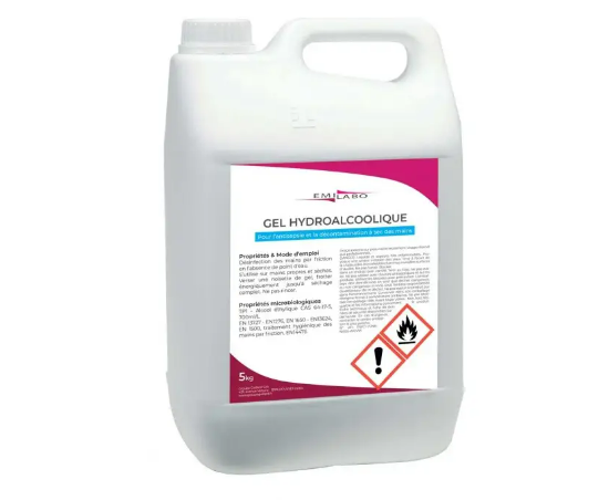 GEL HYDROALCOOLIQUE EMILABO - 5L