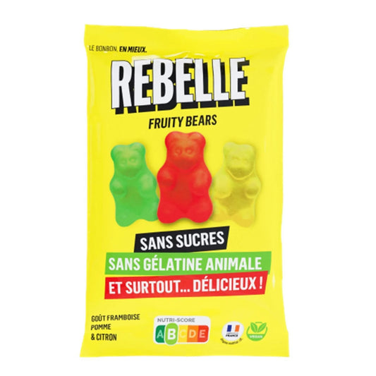 Bonbons REBELLE Oursons Fruity Bears sans sucre