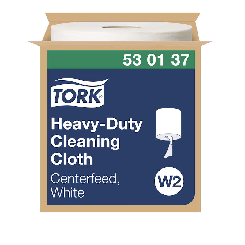 Tork Chiffon de Nettoyage ultra-résistant blanc W1/2/3
