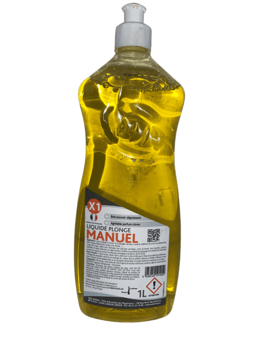 CRISTAL V12 1L LIQUIDE VAISSELLE MANUELLE CITRON BOUCHON PUSHPULL