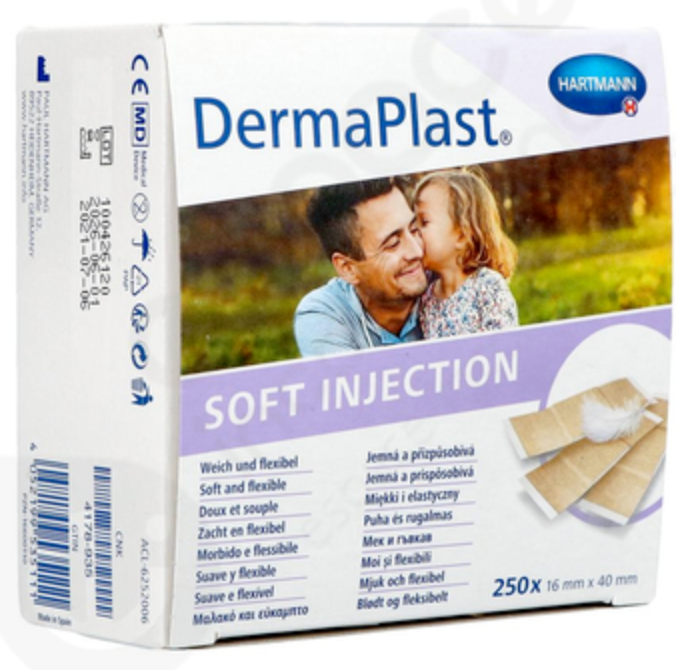 Dermaplast Soft Injection  4cm x 1,6cm