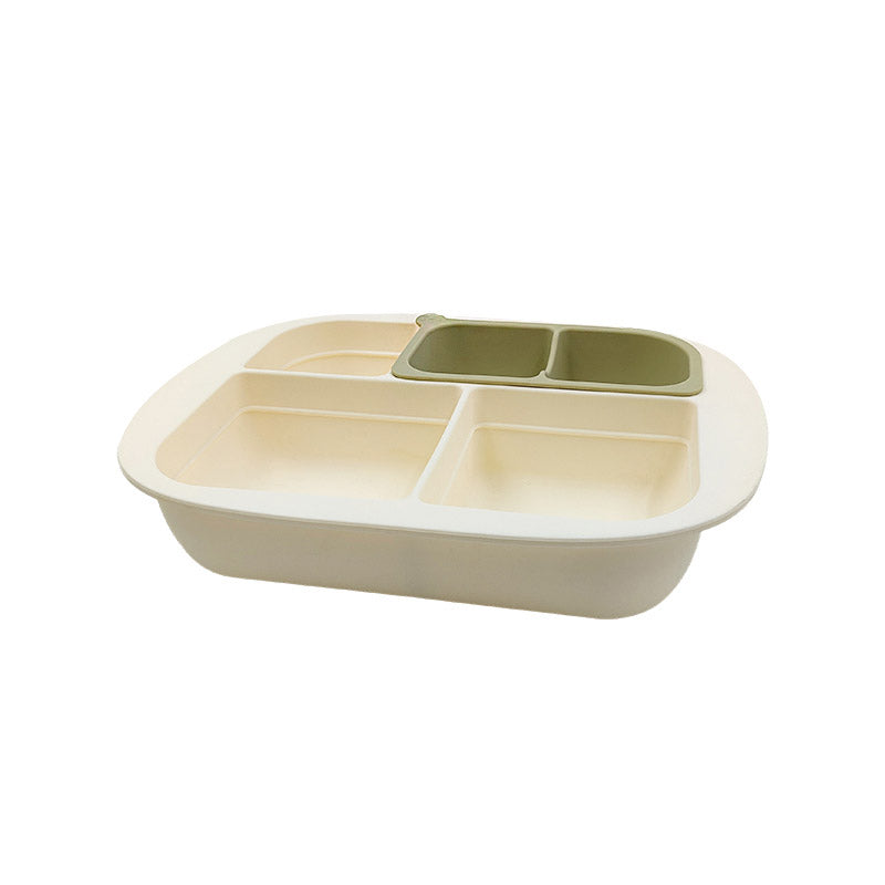 Assiette à compartiment silicone à ventouse