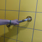 Barre d'appui acier chromé 60 cm