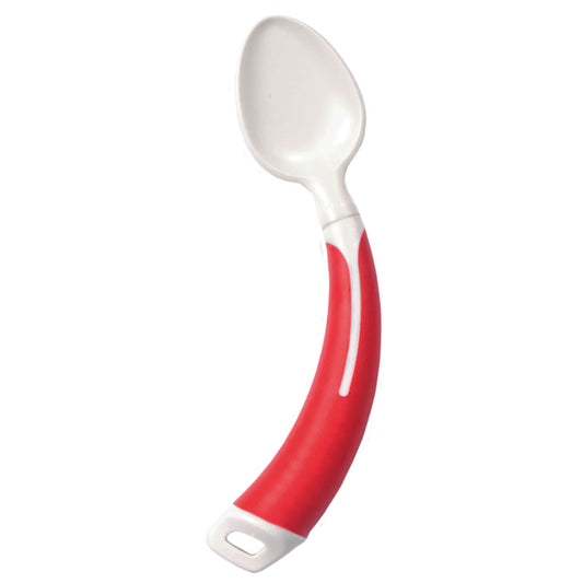 Cuillère Plasti-Grip ado droitier rouge