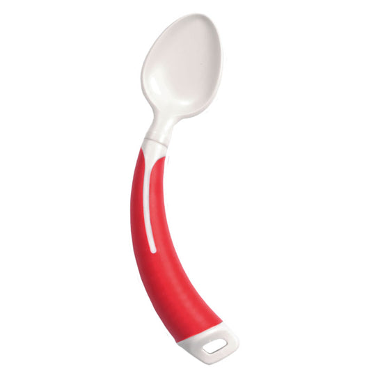 Cuillère Plasti-Grip ado gaucher rouge