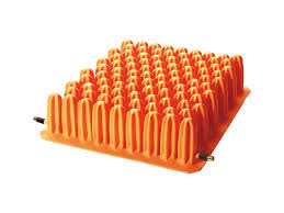 Coussin POLYAIR® 100 P302C BI-compartiments, avec 1 housse POLYMAILLE 61 x 50
