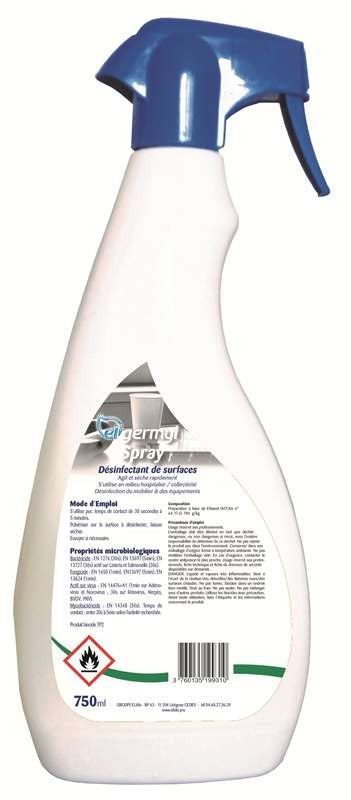 ELIGERMYL SPRAY Désinfectant surface