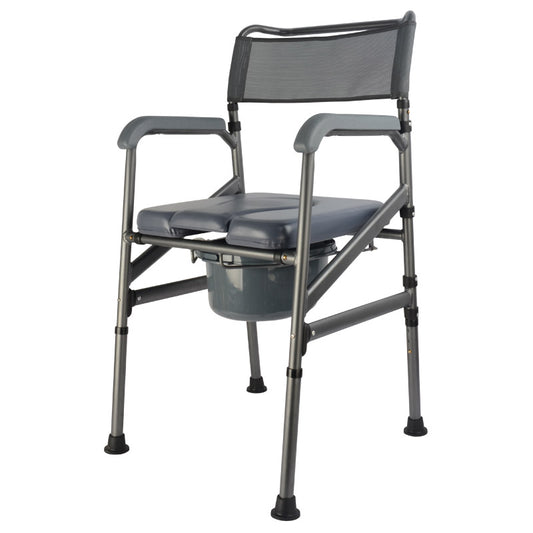 Fauteuil de toilettes pliant Sardaigne gris
