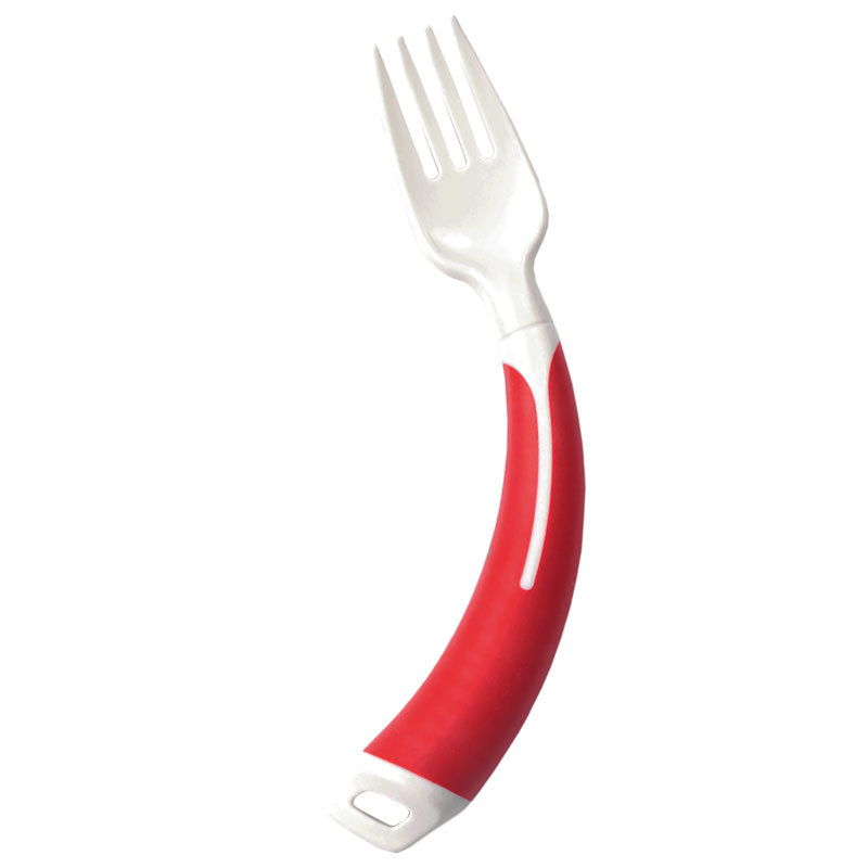Fourchette Plasti-Grip ado droitier rouge