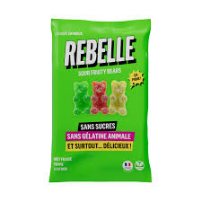Bonbons REBELLE Oursons acidulés sans sucre