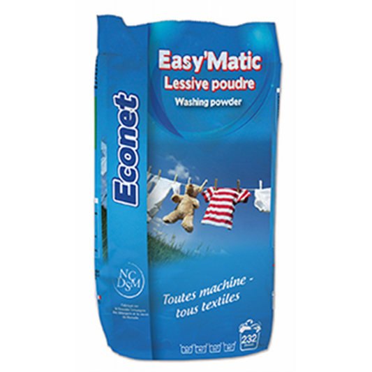 EASY MATIC 5KG LESSIVE POUDRE ATOMISEE TOUS TEXTILES