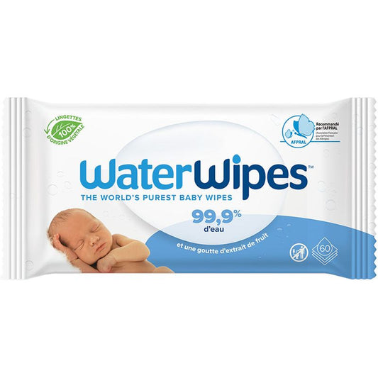 Lingettes Waterwipes - sachet de 60