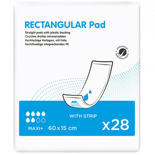 Rectangular pad 15x60 cm intraversable + strip