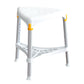 Tabouret de coin Capri avec plateau