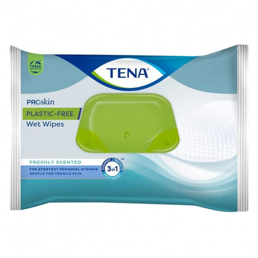 TENA WET WIPE 3 PLASTIC-FREE